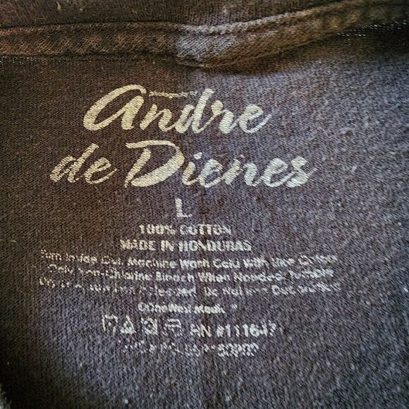 Andre de Dienes Black Graphic Tshirt With Marilyn Monroe Size Large - Picture 6 of 7